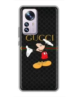 Чехол для Xiaomi 12 / 12X с картинкой «Микки Маус Gucci»