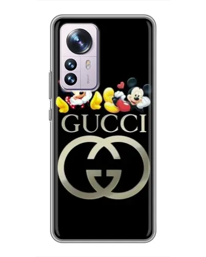 Чехол для Xiaomi 12 / 12X с картинкой «Gucci — герои Disney» Чехол для Xiaomi 12 / 12X с картинкой «Gucci — герои Disney»