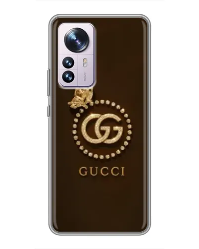 Чехол для Xiaomi 12 / 12X с картинкой «Gucci — золотая бабочка» Чехол для Xiaomi 12 / 12X с картинкой «Gucci — золотая бабочка»