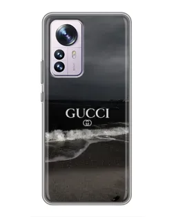 Чехол для Xiaomi 12 / 12X с картинкой «Gucci — морской прибой»