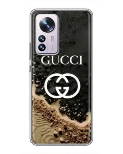 Чехол для Xiaomi 12 / 12X с картинкой «Gucci — песчаные дюны»