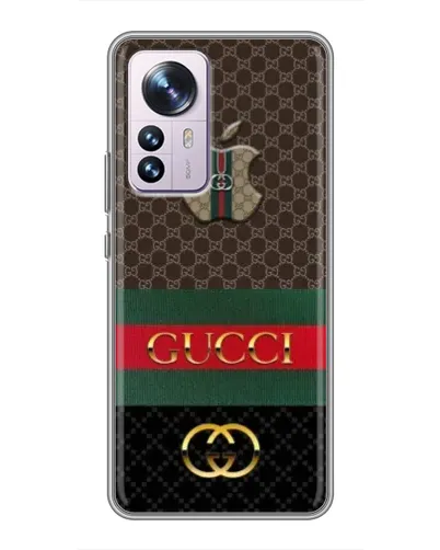 Чехол для Xiaomi 12 / 12X с картинкой «Gucci — брендированный десерт» Чехол для Xiaomi 12 / 12X с картинкой «Gucci — брендированный десерт»