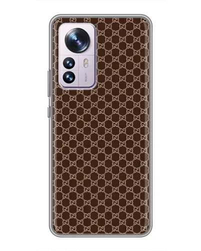 Чехол для Xiaomi 12 / 12X с картинкой «Gucci — шоколадная сетка» Чехол для Xiaomi 12 / 12X с картинкой «Gucci — шоколадная сетка»