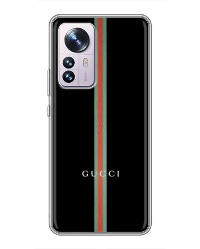 Чехол для Xiaomi 12 / 12X с картинкой «Gucci — строгая линия» Чехол для Xiaomi 12 / 12X с картинкой «Gucci — строгая линия»