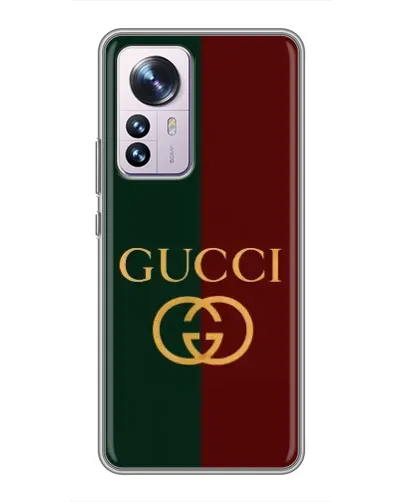 Чехол для Xiaomi 12 / 12X с картинкой «Gucci — темно-зеленый градиент» Чехол для Xiaomi 12 / 12X с картинкой «Gucci — темно-зеленый градиент»