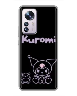 Чехол для Xiaomi 12 / 12X с картинкой «Kuromi — черный минимализм» Чехол для Xiaomi 12 / 12X с картинкой «Kuromi — черный минимализм»
