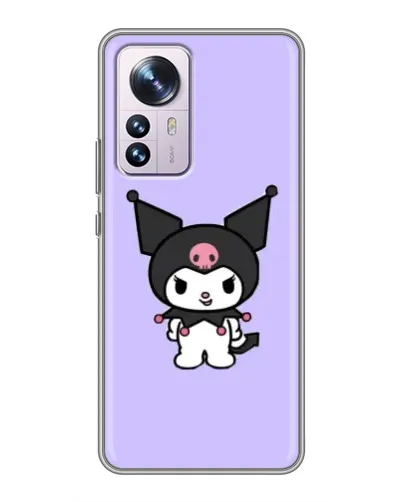 Чехол для Xiaomi 12 / 12X с картинкой «Kuromi — нежный фиолетовый»