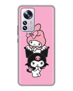 Чехол для Xiaomi 12 / 12X с картинкой «My Melody и Kuromi» Чехол для Xiaomi 12 / 12X с картинкой «My Melody и Kuromi»