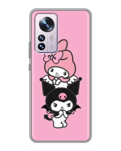 Чехол для Xiaomi 12 / 12X с картинкой «My Melody и Kuromi»