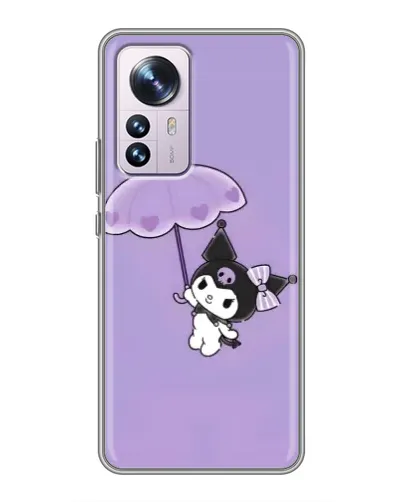 Чехол для Xiaomi 12 / 12X с картинкой «Kuromi с зонтиком»