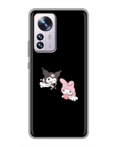 Чехол для Xiaomi 12 / 12X с картинкой «My Melody и Kuromi»