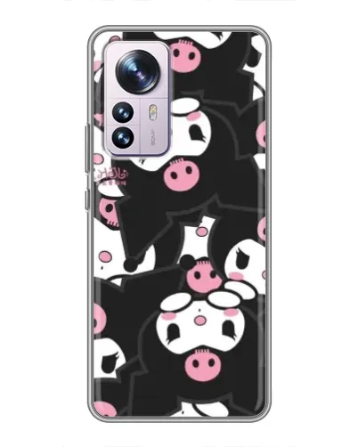 Чехол для Xiaomi 12 / 12X с картинкой «Паттерн голов Куроми»