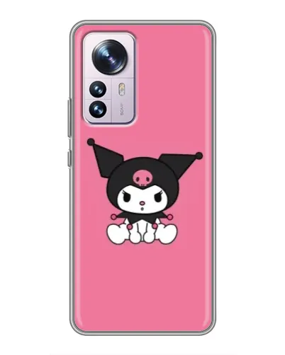 Чехол для Xiaomi 12 / 12X с картинкой «Хмурая Kuromi»