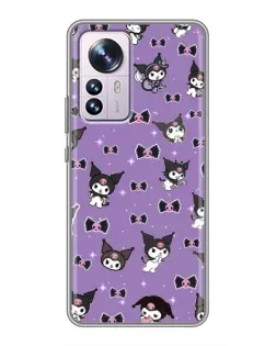 Чехол для Xiaomi 12 / 12X с картинкой «Kuromi — паттерн» Чехол для Xiaomi 12 / 12X с картинкой «Kuromi — паттерн»