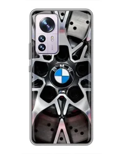 Чехол для Xiaomi 12 / 12X с картинкой «BMW — деталь диска»