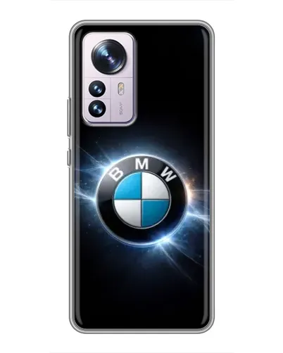 Чехол для Xiaomi 12 / 12X с картинкой «BMW — неоновое сияние» Чехол для Xiaomi 12 / 12X с картинкой «BMW — неоновое сияние»