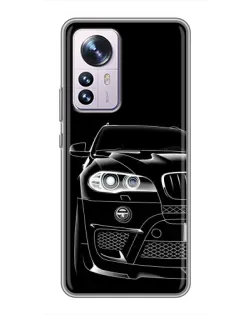 Чехол для Xiaomi 12 / 12X с картинкой «Темный силуэт BMW» Чехол для Xiaomi 12 / 12X с картинкой «Темный силуэт BMW»