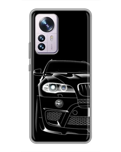Чехол для Xiaomi 12 / 12X с картинкой «Темный силуэт BMW» Чехол для Xiaomi 12 / 12X с картинкой «Темный силуэт BMW»