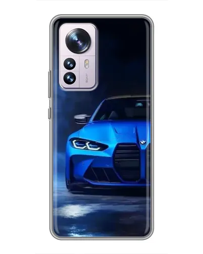 Чехол для Xiaomi 12 / 12X с картинкой «Голубая BMW M4» Чехол для Xiaomi 12 / 12X с картинкой «Голубая BMW M4»