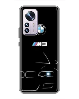 Чехол для Xiaomi 12 / 12X с картинкой «Минималистичный принт BMW M3» Чехол для Xiaomi 12 / 12X с картинкой «Минималистичный принт BMW M3»