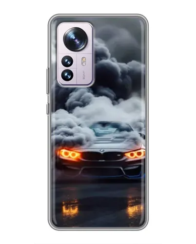 Чехол для Xiaomi 12 / 12X с картинкой «BMW в дыму» Чехол для Xiaomi 12 / 12X с картинкой «BMW в дыму»
