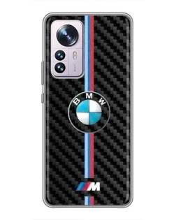 Чехол для Xiaomi 12 / 12X с картинкой «Эмблема BMW и карбон» Чехол для Xiaomi 12 / 12X с картинкой «Эмблема BMW и карбон»