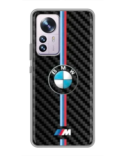 Чехол для Xiaomi 12 / 12X с картинкой «Эмблема BMW и карбон» Чехол для Xiaomi 12 / 12X с картинкой «Эмблема BMW и карбон»