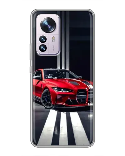 Чехол для Xiaomi 12 / 12X с картинкой «Красная BMW на дороге» Чехол для Xiaomi 12 / 12X с картинкой «Красная BMW на дороге»