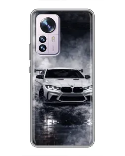 Чехол для Xiaomi 12 / 12X с картинкой «BMW сквозь туман» Чехол для Xiaomi 12 / 12X с картинкой «BMW сквозь туман»