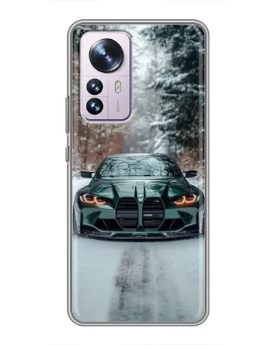 Чехол для Xiaomi 12 / 12X с картинкой «BMW в зимнем лесу» Чехол для Xiaomi 12 / 12X с картинкой «BMW в зимнем лесу»