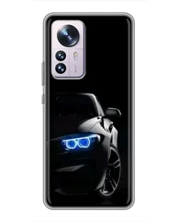 Чехол для Xiaomi 12 / 12X с картинкой «BMW — ночной взгляд» Чехол для Xiaomi 12 / 12X с картинкой «BMW — ночной взгляд»