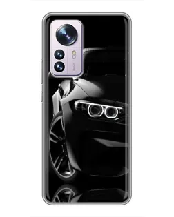 Чехол для Xiaomi 12 / 12X с картинкой «Черная BMW — профиль» Чехол для Xiaomi 12 / 12X с картинкой «Черная BMW — профиль»