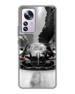 Чехол для Xiaomi 12 / 12X с картинкой «BMW — акварельный дрифт» Чехол для Xiaomi 12 / 12X с картинкой «BMW — акварельный дрифт»