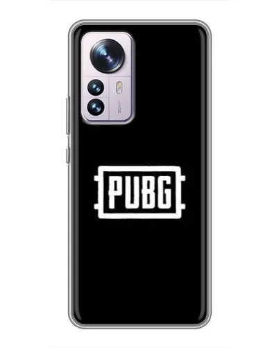 Чехол для Xiaomi 12 / 12X с картинкой «Лого BMW — металлический блеск»