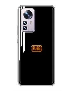 Чехол для Xiaomi 12 / 12X с картинкой «PUBG — вертикальные линии» Чехол для Xiaomi 12 / 12X с картинкой «PUBG — вертикальные линии»