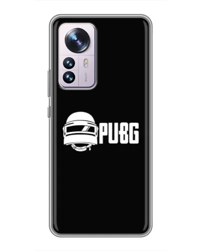 Чехол для Xiaomi 12 / 12X с картинкой «PUBG — классический лого»