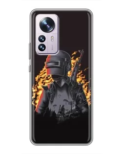 Чохол для Xiaomi 12 / 12X з картинкою «PUBG — вогняний силует» Чохол для Xiaomi 12 / 12X з картинкою «PUBG — вогняний силует»