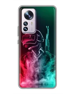 Чохол для Xiaomi 12 / 12X з картинкою «PUBG — вогняний воїн» Чохол для Xiaomi 12 / 12X з картинкою «PUBG — вогняний воїн»