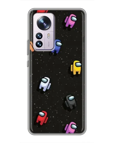 Чехол для Xiaomi 12 / 12X с картинкой «Космический паттерн Among Us»