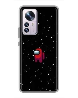 Чехол для Xiaomi 12 / 12X с картинкой «Красный Among Us»