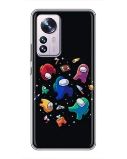 Чехол для Xiaomi 12 / 12X с картинкой «Among Us космос»