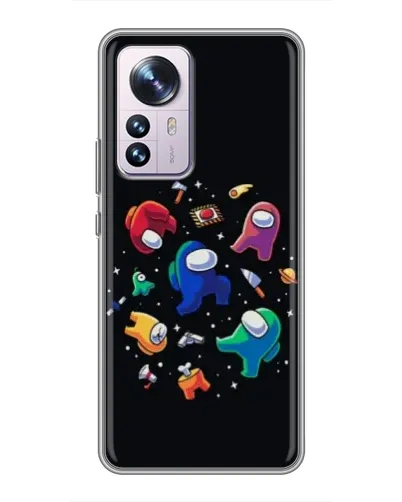 Чехол для Xiaomi 12 / 12X с картинкой «Among Us космос»
