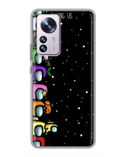 Чехол для Xiaomi 12 / 12X с картинкой «Команда Among Us»