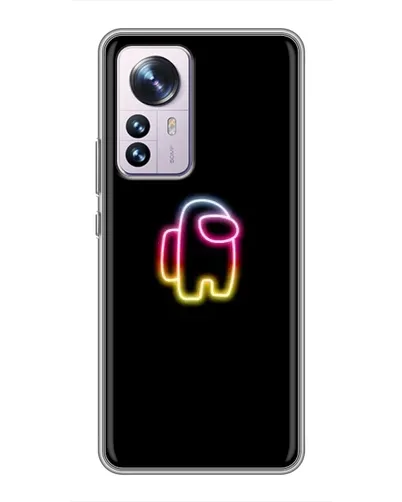 Чехол для Xiaomi 12 / 12X с картинкой «Among Us градиент»