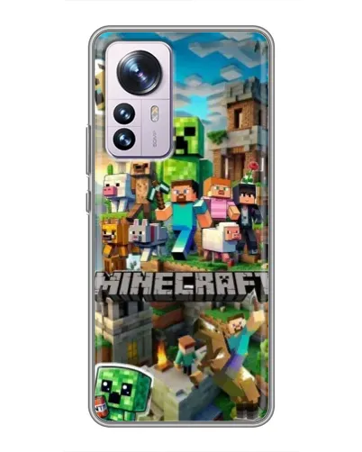 Чехол для Xiaomi 12 / 12X с картинкой «Замок Minecraft» Чехол для Xiaomi 12 / 12X с картинкой «Замок Minecraft»