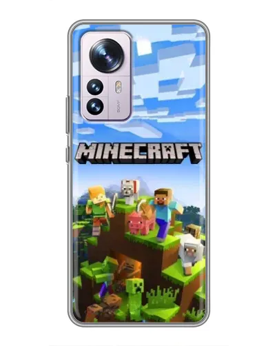 Чехол для Xiaomi 12 / 12X с картинкой «Minecraft классический мир» Чехол для Xiaomi 12 / 12X с картинкой «Minecraft классический мир»