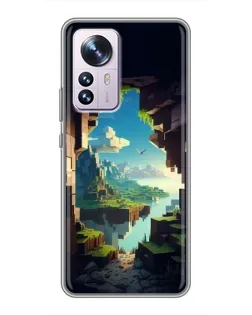 Чехол для Xiaomi 12 / 12X с картинкой «Вид из пещеры» Чехол для Xiaomi 12 / 12X с картинкой «Вид из пещеры»