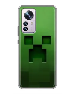 Чехол для Xiaomi 12 / 12X с картинкой «Крипер микро-дизайн» Чехол для Xiaomi 12 / 12X с картинкой «Крипер микро-дизайн»