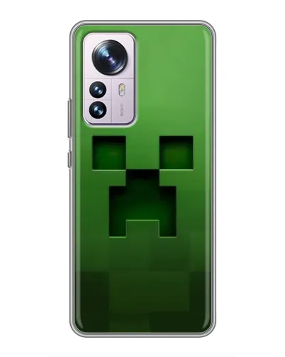 Чехол для Xiaomi 12 / 12X с картинкой «Крипер микро-дизайн» Чехол для Xiaomi 12 / 12X с картинкой «Крипер микро-дизайн»