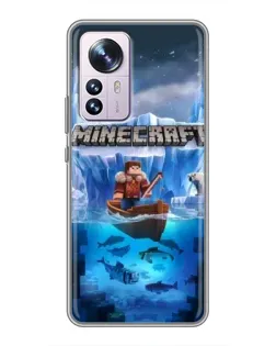 Чехол для Xiaomi 12 / 12X с картинкой «Minecraft ледяной мир» Чехол для Xiaomi 12 / 12X с картинкой «Minecraft ледяной мир»